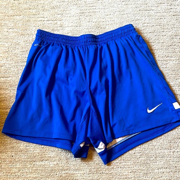 Nike Pants - Nike blue dri-fit shorts